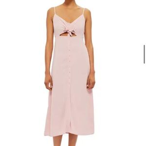 TOPSHOP Knot Front Slipdress